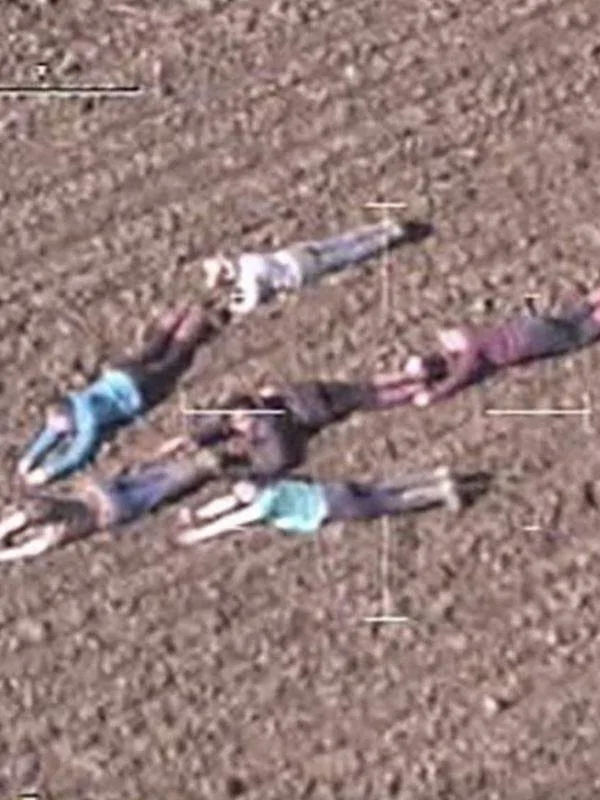 Police Helicopter Spots Children Laying In Odd Pattern, Take Immediate Action When They Realize Why