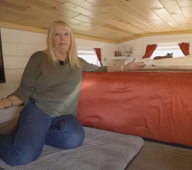 Woman in her 60s shows how she gets by living in a tiny home without a mortgage