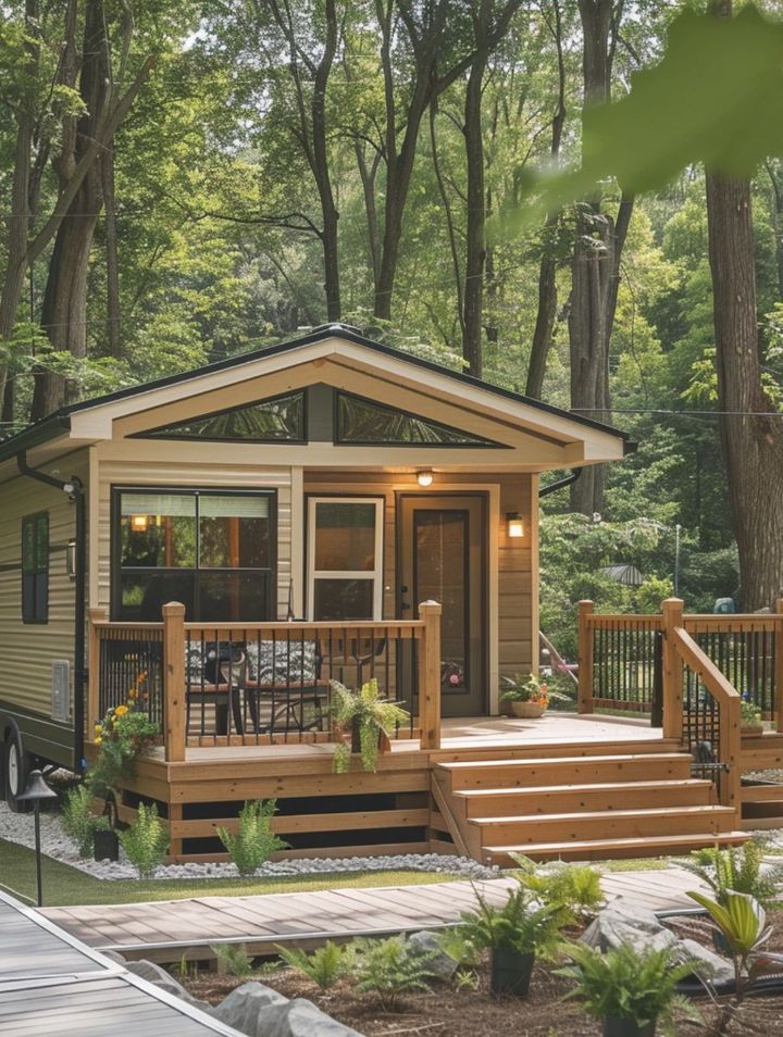 One act of kindness changed everything — this mom of two now lives in a gorgeous tiny house in the forest. You have to see inside!