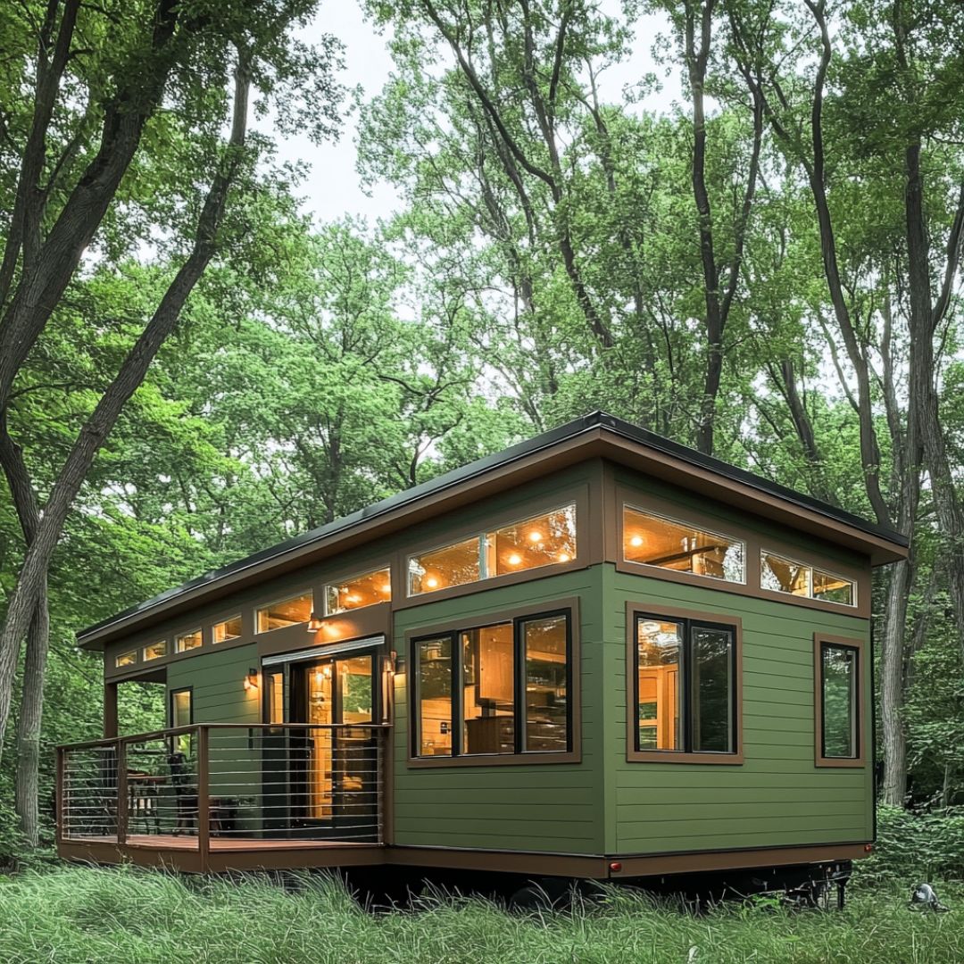 Left with nothing but hope, she never expected a tiny house in the woods to change her life — wait until you see the inside!