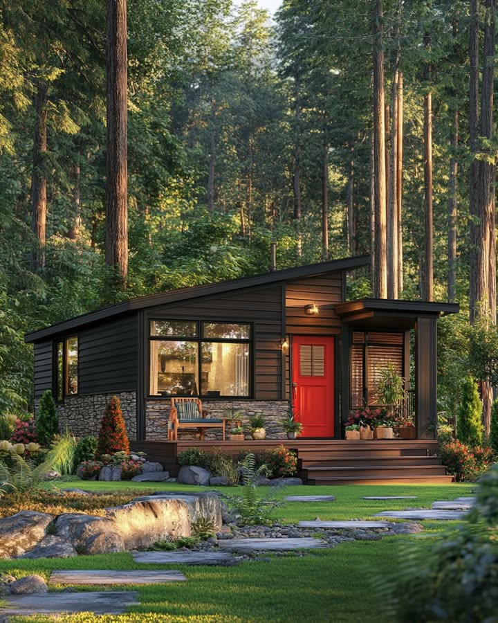 I didn’t think much of this cabin when I first saw it. Once I saw the inside, I had to take a second look