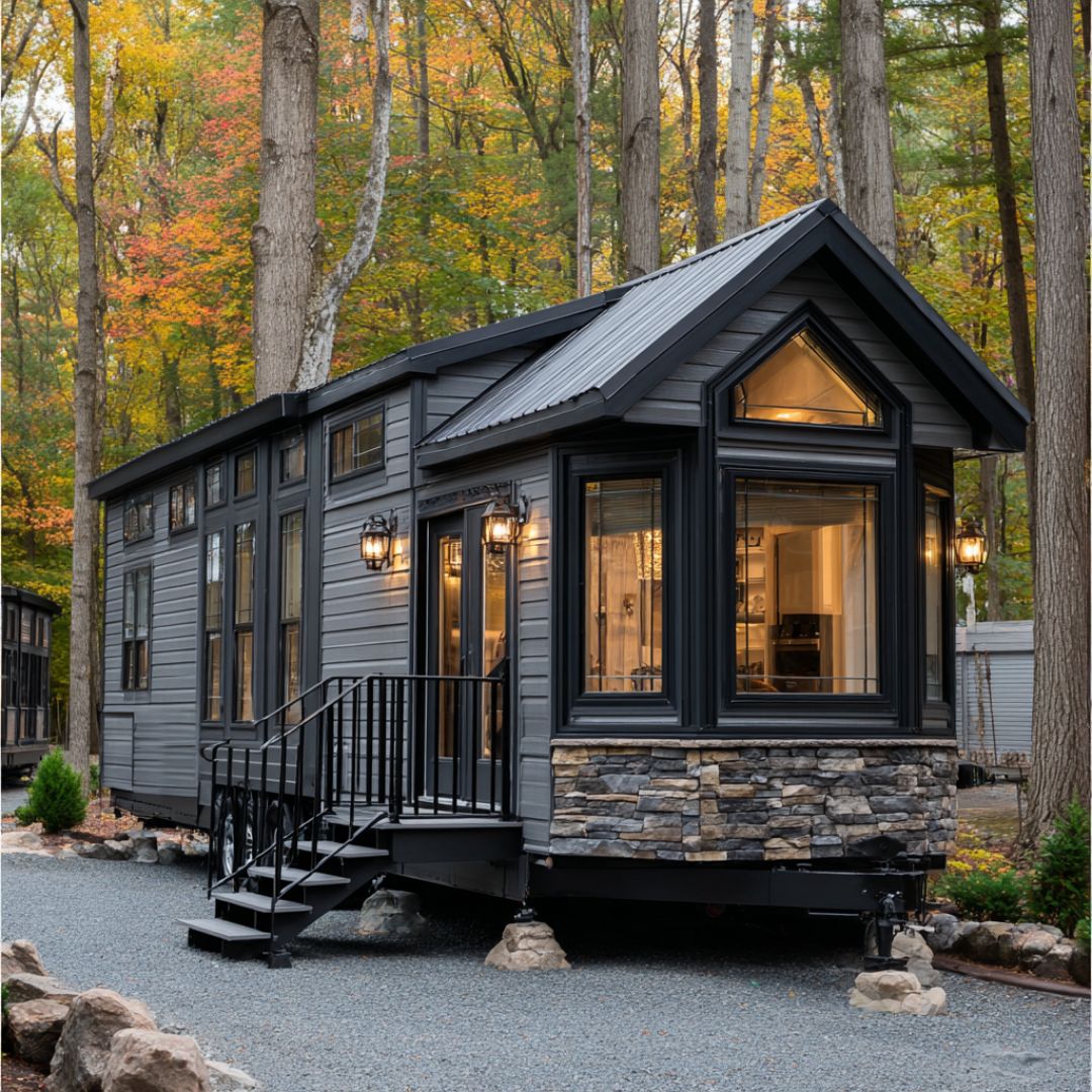 He lost his job, his home, and his hope… until a local carpenter built him a tiny cabin in the woods. Inside is a dream come true.