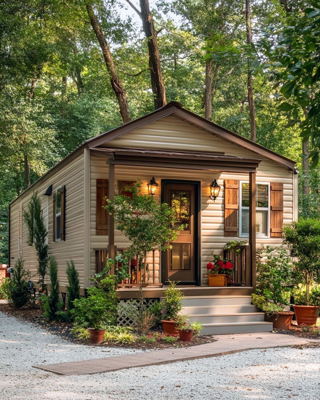 She was holding her kids’ hands in the pouring rain with nowhere to go… then a stranger led her to a tiny house that would change their lives forever.
