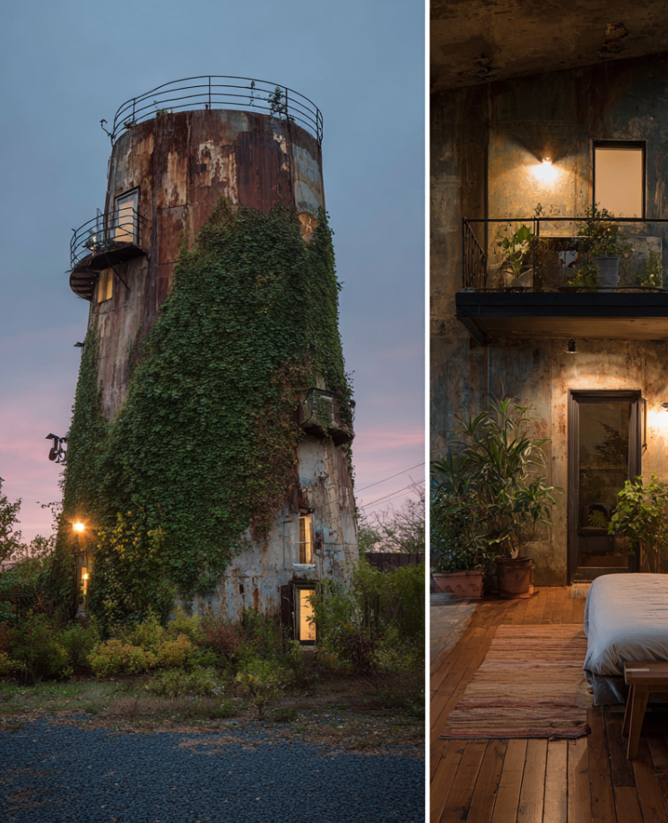 Man converted storage silo into a beautiful 2-bedroom home — see inside
