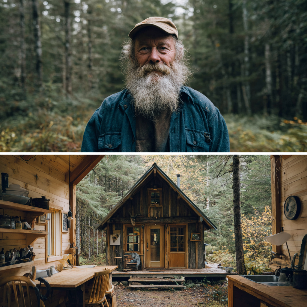 He lost his job, his home, and his hope… until a local carpenter built him a tiny cabin