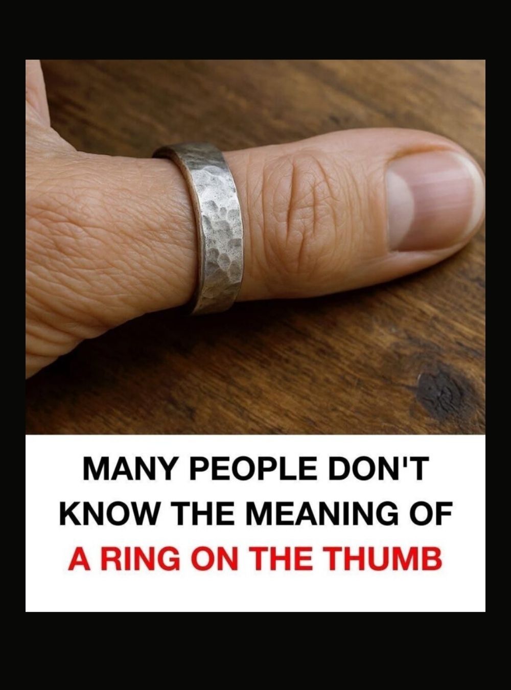 Beyond Fashion: The Secret Meaning of Thumb Rings for Women vs. Men