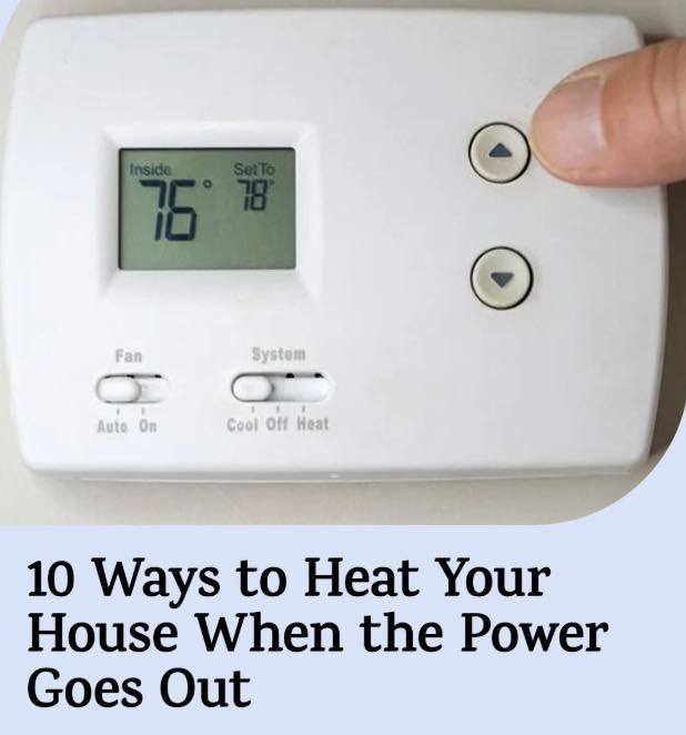 How to Keep Your House Warm During a Power Outage