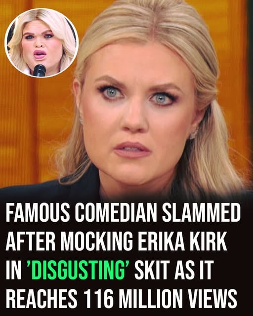 Famous comedian sparks outrage with Erika Kirk parody: “This is too far”