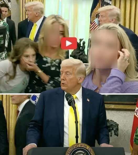 President Trump has to stop live speech as he rushed from podium after ‘medical emergency’