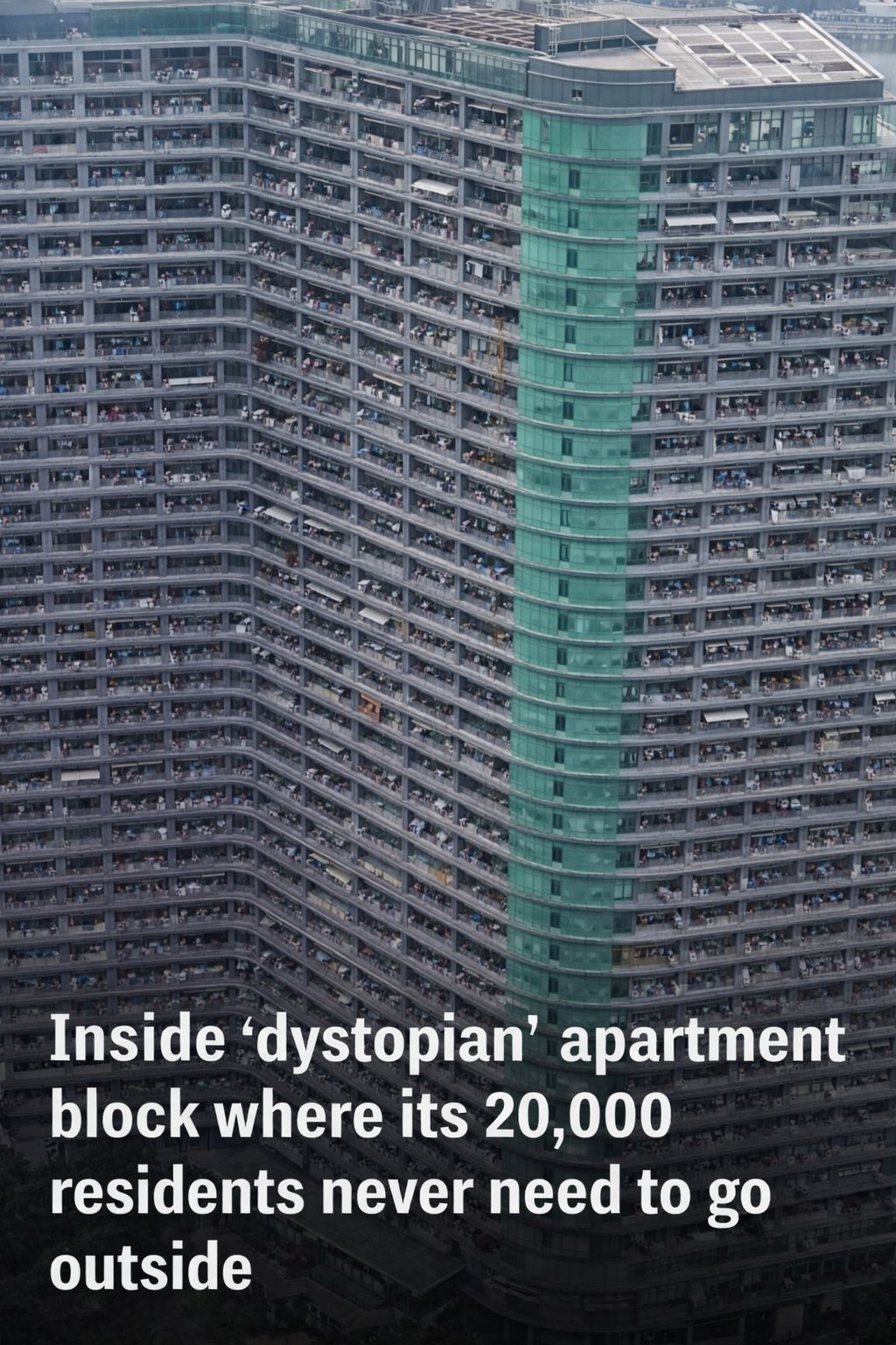 Inside a ‘Dystopian’ Apartment Block Where That Houses Over 20,000 Residence