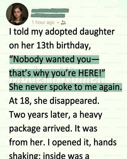 My Adopted Daughter Disappeared—Two Years Later, Her Package Exposed My Husband’s Secret