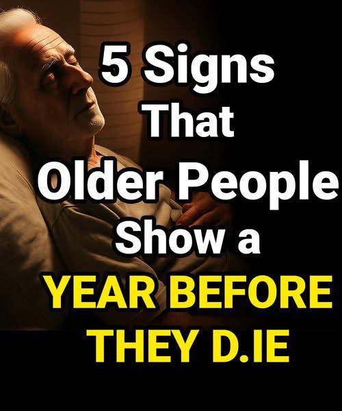 5 signs that an elderly person may be in their last year of life. Subtle wa:rnings you shouldn’t ignore! 👇👇